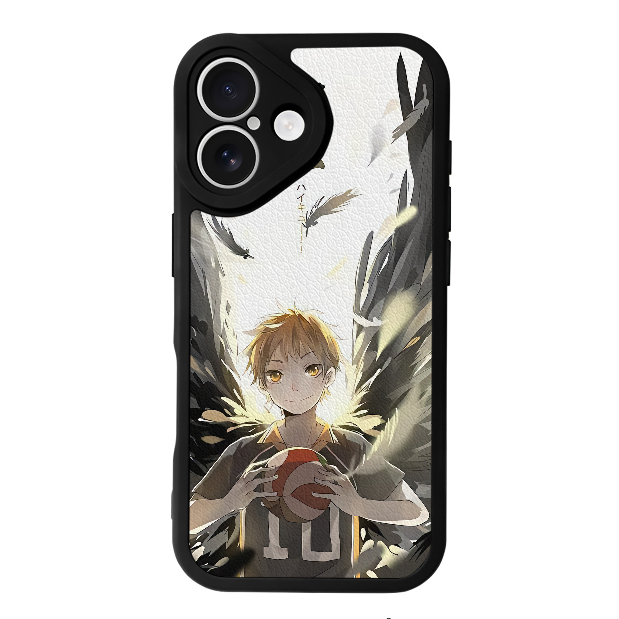 （画像用） ハイキュー!! Haikyu!! 【iPhone 16シリーズ対応】シリコンスマホケース（レザー調） 材質：シリコン